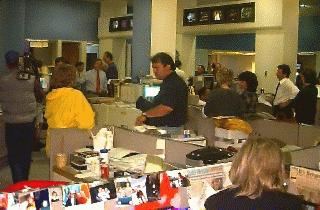 The WMAQ-TV newsroom